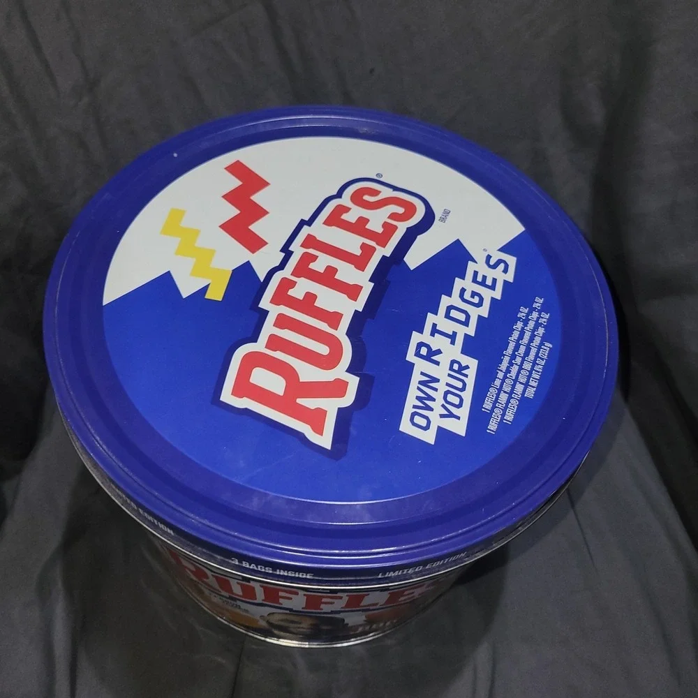 Ruffles Potato Chips Limited Edition NBA Lebron James Tin